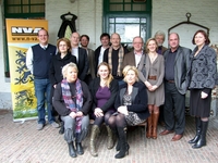 Groepsfoto van het N-VA bestuur (Viviane ontbreekt)