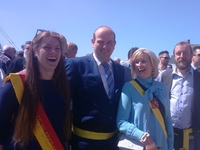 opening nieuwe Leiebrug