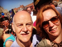 Opening nieuwe Leiebrug